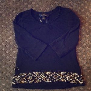 Girl’s Polo Ralph Lauren black top!
